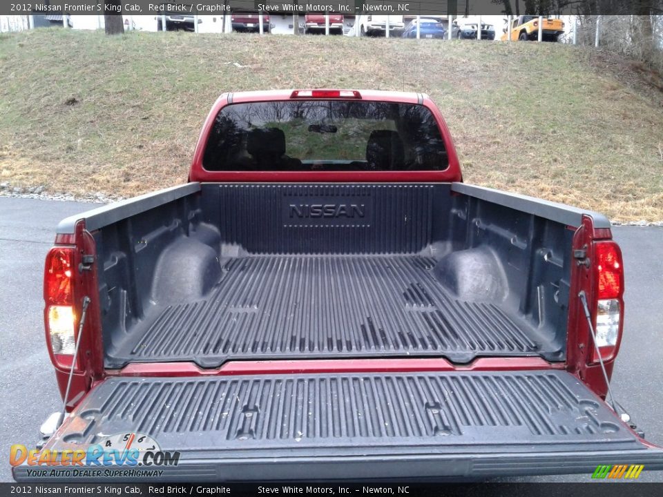 2012 Nissan Frontier S King Cab Red Brick / Graphite Photo #9