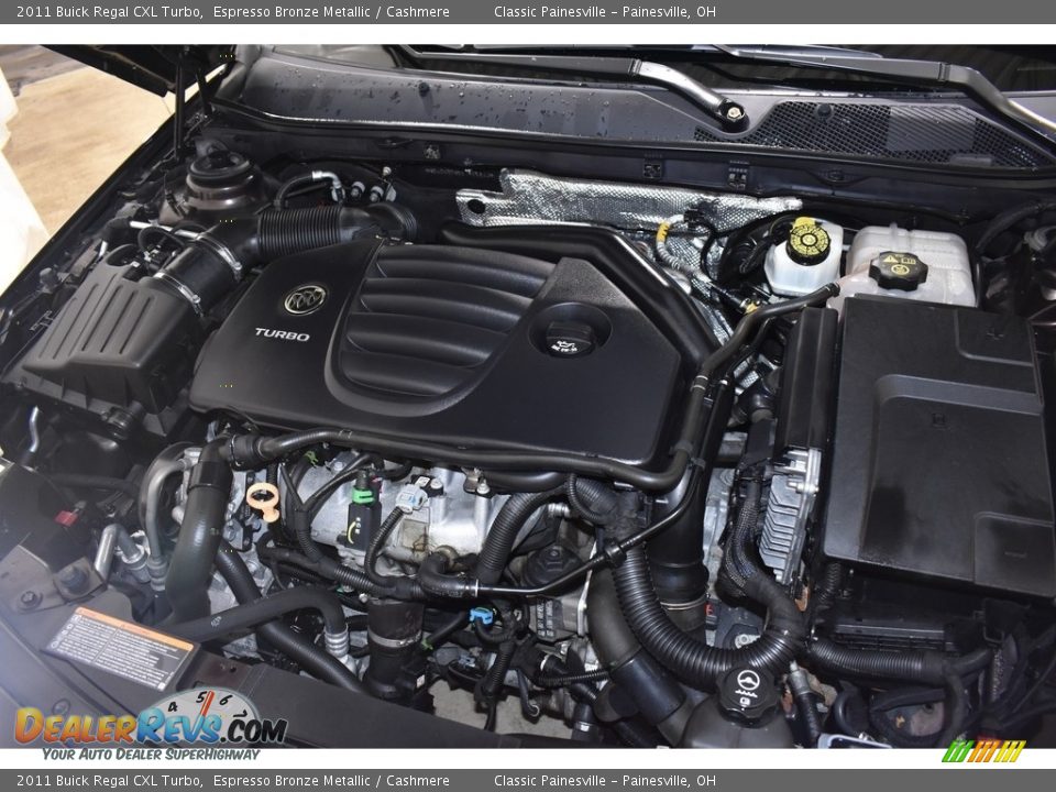 2011 Buick Regal CXL Turbo 2.0 Liter Turbocharged SIDI DOHC 16-Valve VVT ECOTEC 4 Cylinder Engine Photo #6