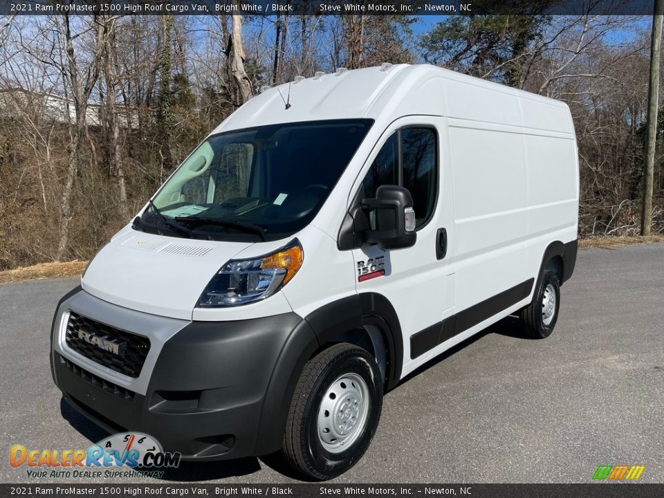 2021 Ram ProMaster 1500 High Roof Cargo Van Bright White / Black Photo #2