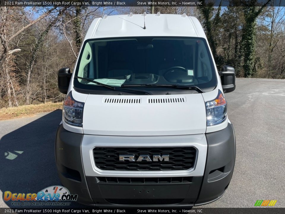 2021 Ram ProMaster 1500 High Roof Cargo Van Bright White / Black Photo #3