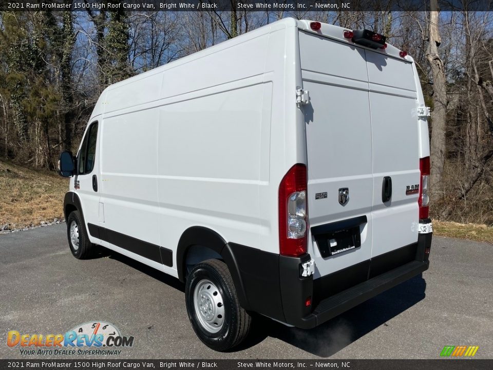 2021 Ram ProMaster 1500 High Roof Cargo Van Bright White / Black Photo #6