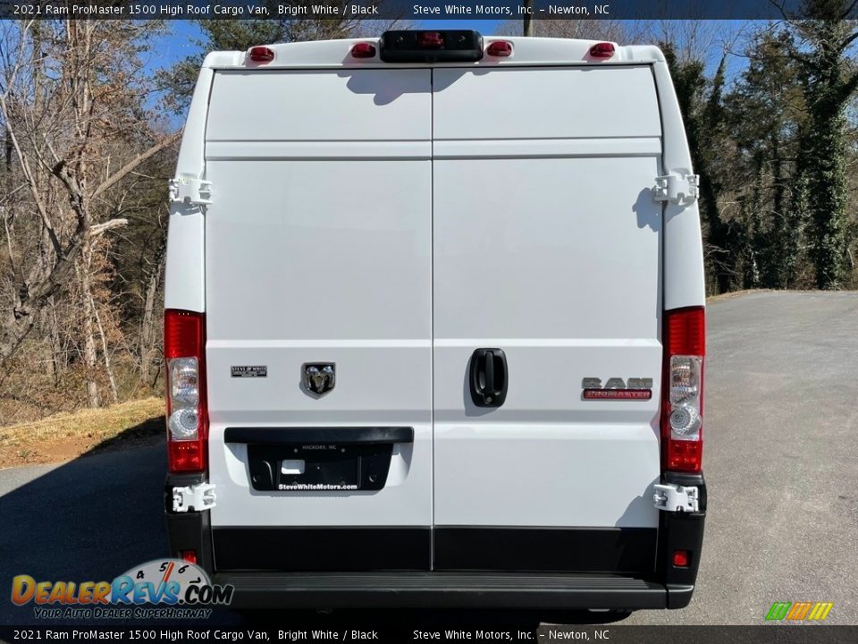 2021 Ram ProMaster 1500 High Roof Cargo Van Bright White / Black Photo #7