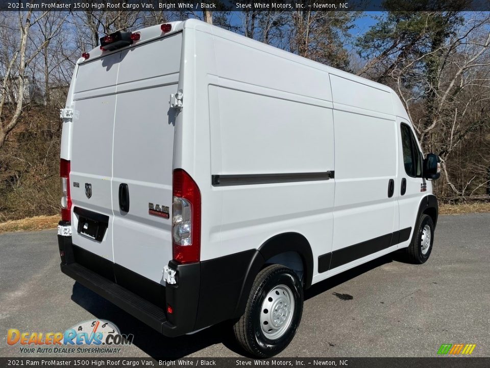 2021 Ram ProMaster 1500 High Roof Cargo Van Bright White / Black Photo #8