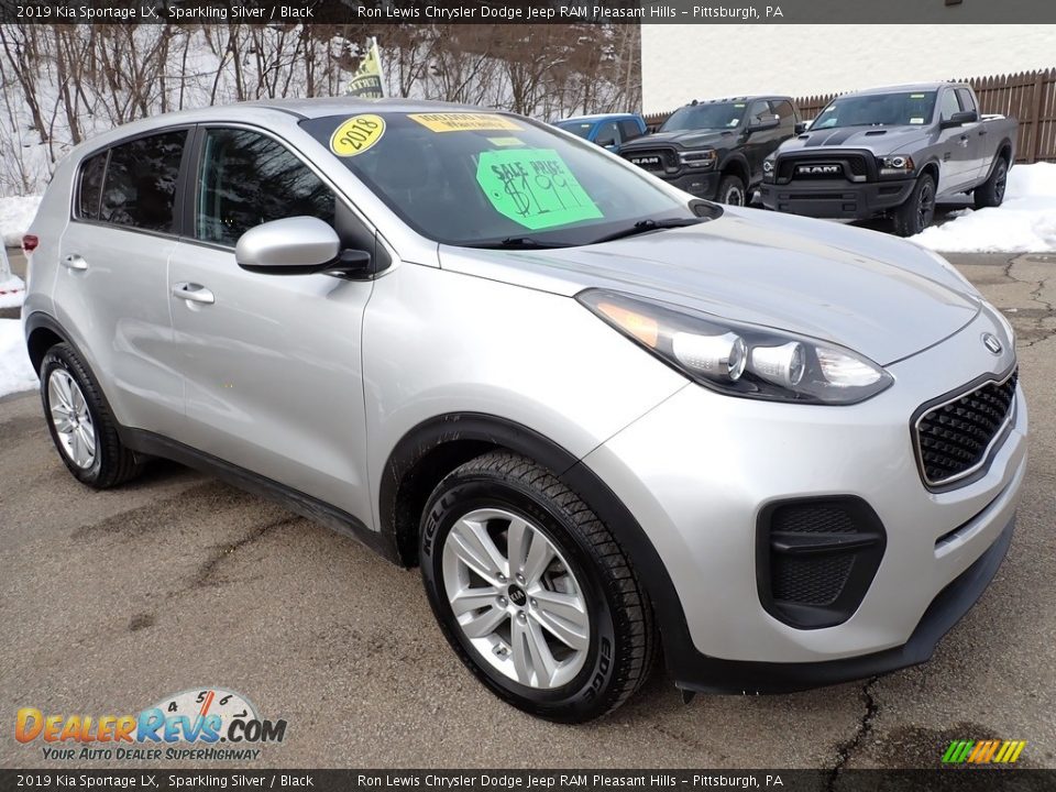 2019 Kia Sportage LX Sparkling Silver / Black Photo #8