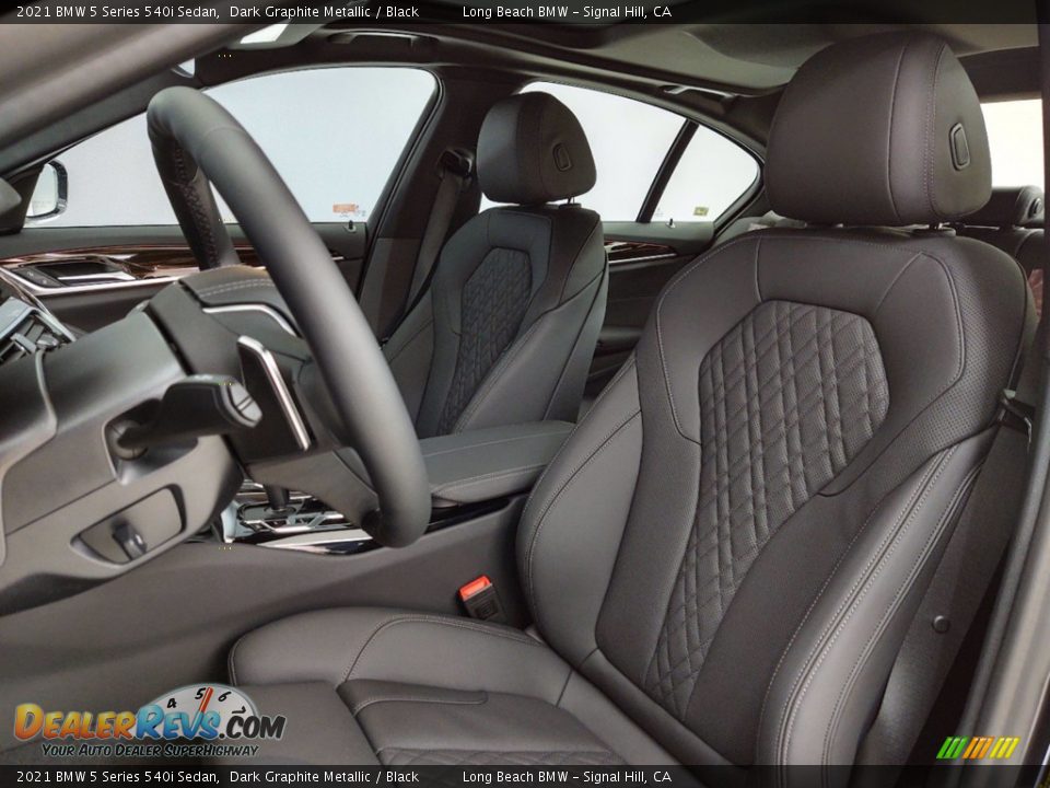 Front Seat of 2021 BMW 5 Series 540i Sedan Photo #6