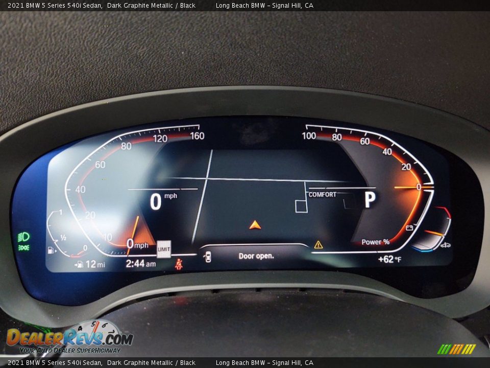 2021 BMW 5 Series 540i Sedan Gauges Photo #11