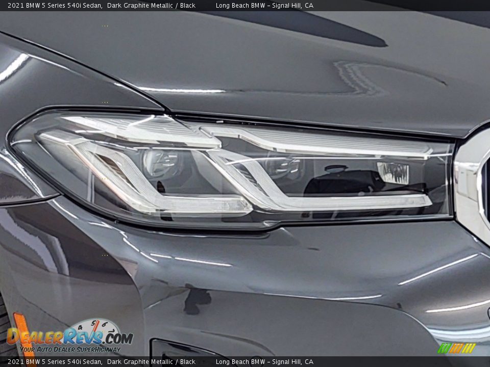 2021 BMW 5 Series 540i Sedan Dark Graphite Metallic / Black Photo #20