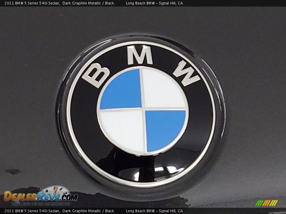 2021 BMW 5 Series 540i Sedan Dark Graphite Metallic / Black Photo #21