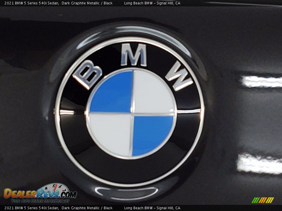 2021 BMW 5 Series 540i Sedan Dark Graphite Metallic / Black Photo #23