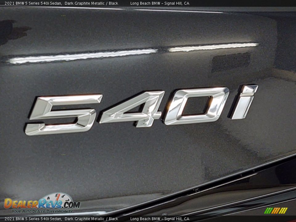 2021 BMW 5 Series 540i Sedan Dark Graphite Metallic / Black Photo #24
