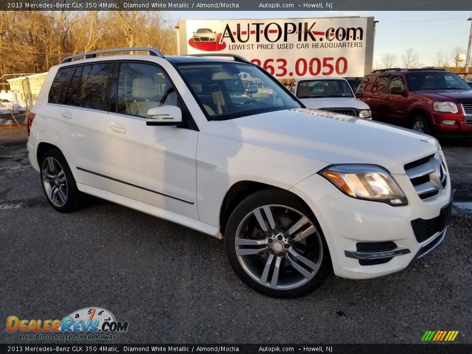 2013 Mercedes-Benz GLK 350 4Matic Diamond White Metallic / Almond/Mocha Photo #1