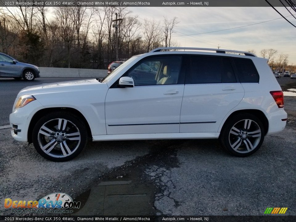 2013 Mercedes-Benz GLK 350 4Matic Diamond White Metallic / Almond/Mocha Photo #7