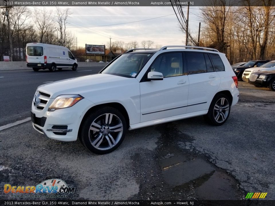 2013 Mercedes-Benz GLK 350 4Matic Diamond White Metallic / Almond/Mocha Photo #8