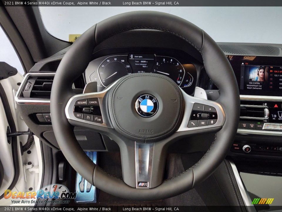 2021 BMW 4 Series M440i xDrive Coupe Steering Wheel Photo #8