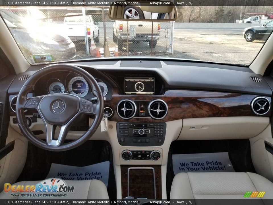 2013 Mercedes-Benz GLK 350 4Matic Diamond White Metallic / Almond/Mocha Photo #11