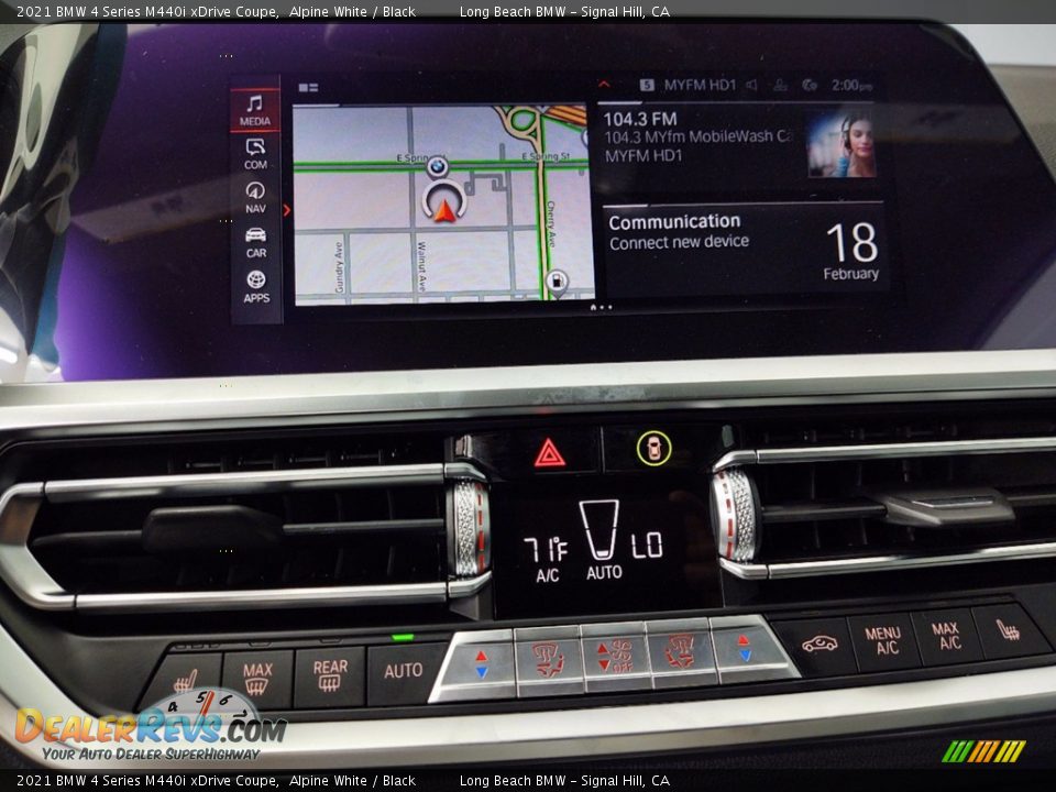 Navigation of 2021 BMW 4 Series M440i xDrive Coupe Photo #12