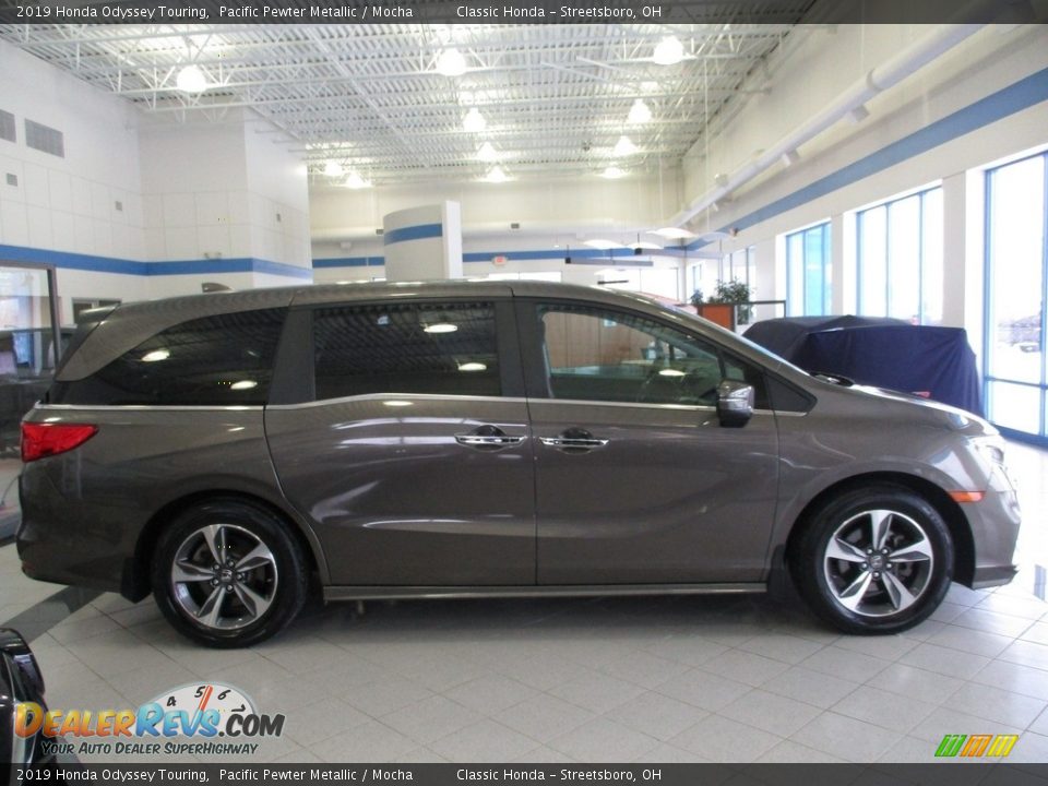 2019 Honda Odyssey Touring Pacific Pewter Metallic / Mocha Photo #4