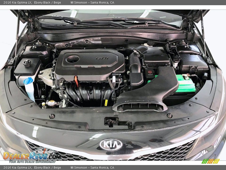 2016 Kia Optima LX 2.4 Liter GDI DOHC 16-Valve Dual-CVVT 4 Cylinder Engine Photo #9