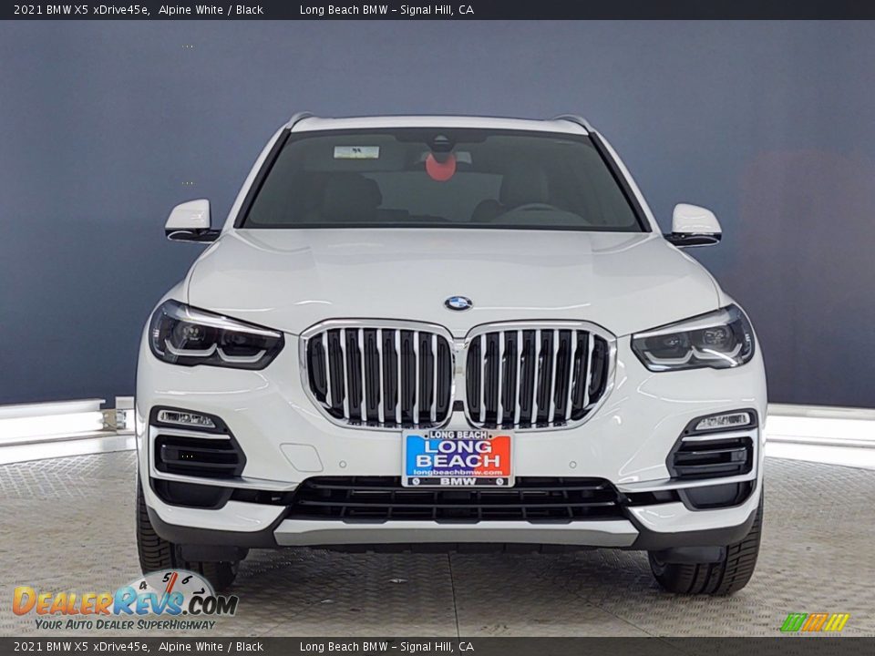 2021 BMW X5 xDrive45e Alpine White / Black Photo #2