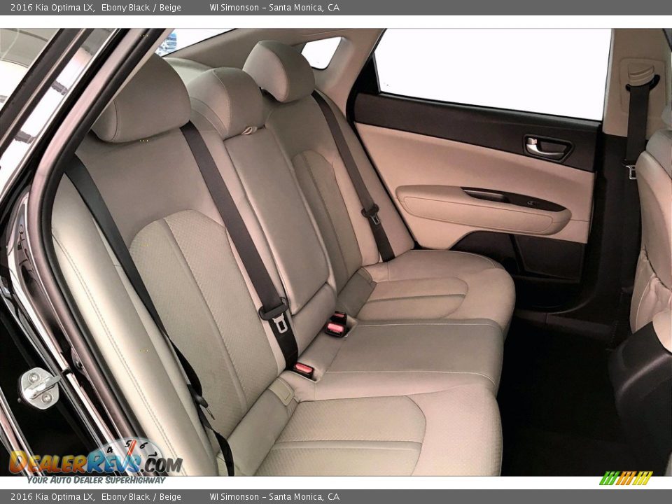 Rear Seat of 2016 Kia Optima LX Photo #19