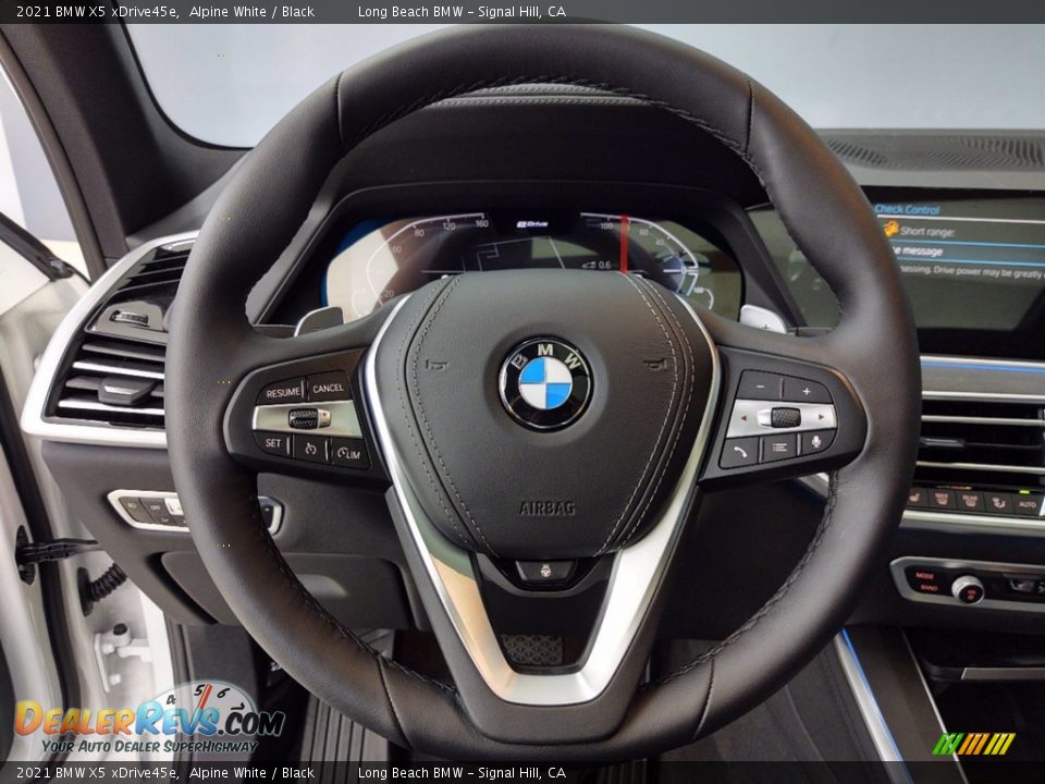 2021 BMW X5 xDrive45e Alpine White / Black Photo #8