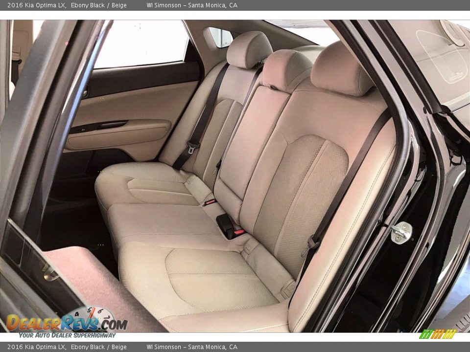 Rear Seat of 2016 Kia Optima LX Photo #20