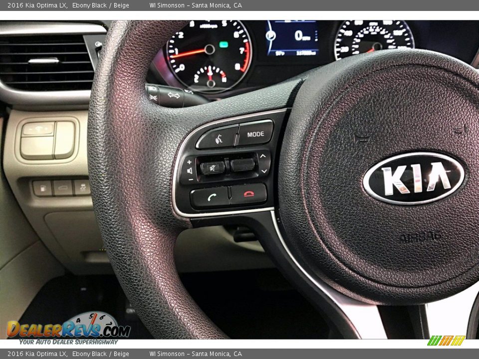 2016 Kia Optima LX Steering Wheel Photo #21