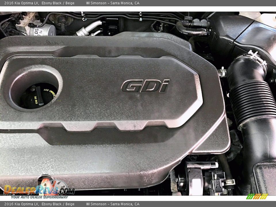2016 Kia Optima LX 2.4 Liter GDI DOHC 16-Valve Dual-CVVT 4 Cylinder Engine Photo #31