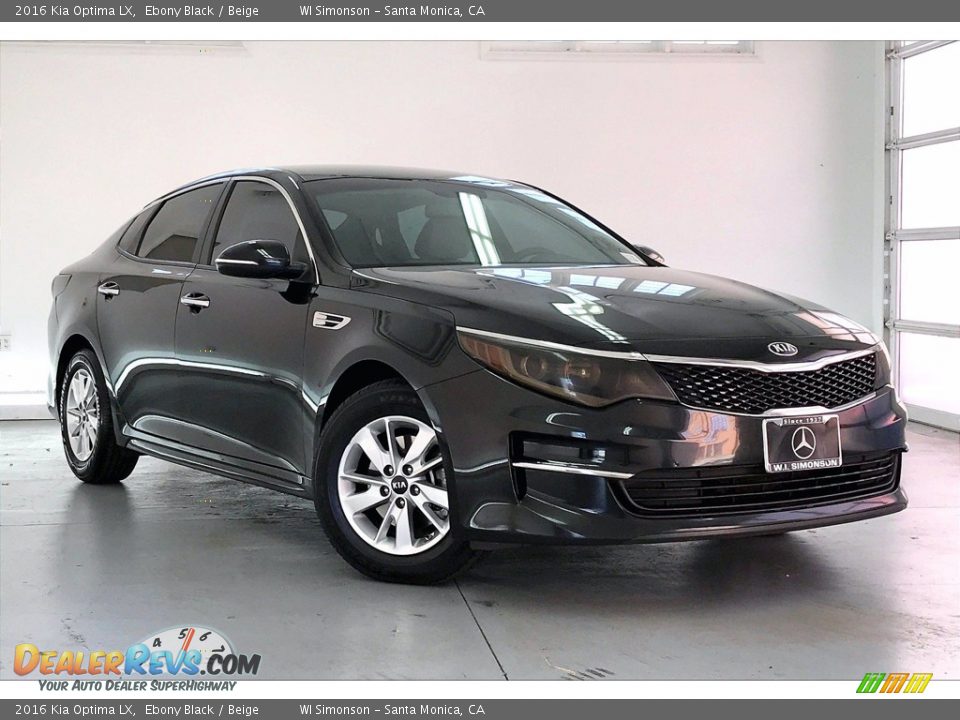 Ebony Black 2016 Kia Optima LX Photo #33