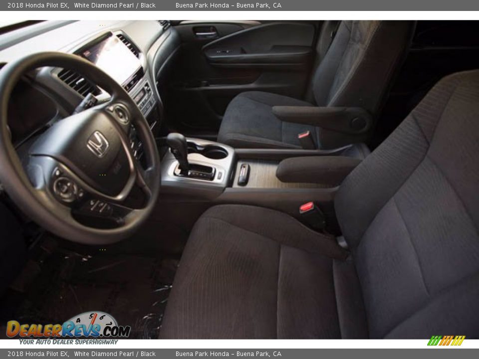 2018 Honda Pilot EX White Diamond Pearl / Black Photo #3