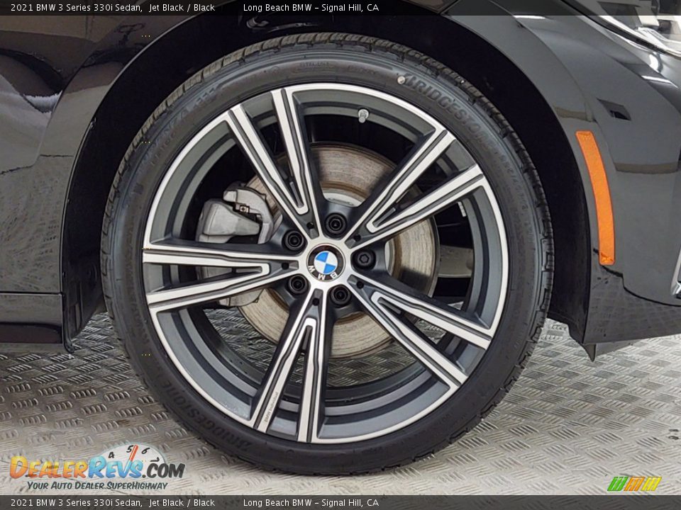 2021 BMW 3 Series 330i Sedan Jet Black / Black Photo #3