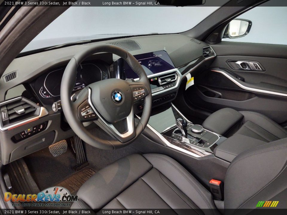 2021 BMW 3 Series 330i Sedan Jet Black / Black Photo #4