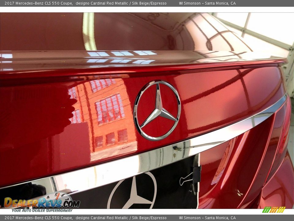 2017 Mercedes-Benz CLS 550 Coupe designo Cardinal Red Metallic / Silk Beige/Espresso Photo #7