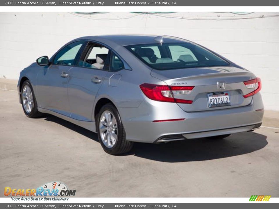 2018 Honda Accord LX Sedan Lunar Silver Metallic / Gray Photo #2