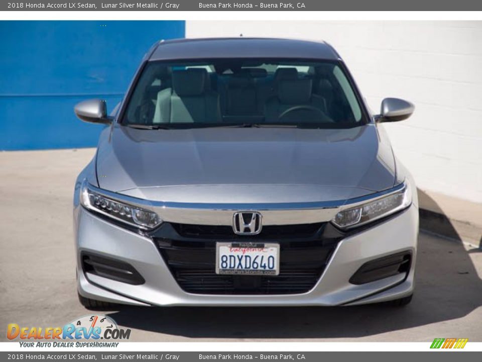 2018 Honda Accord LX Sedan Lunar Silver Metallic / Gray Photo #7