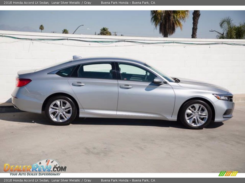 2018 Honda Accord LX Sedan Lunar Silver Metallic / Gray Photo #14