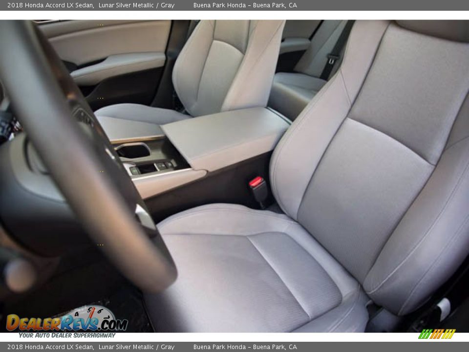 2018 Honda Accord LX Sedan Lunar Silver Metallic / Gray Photo #20