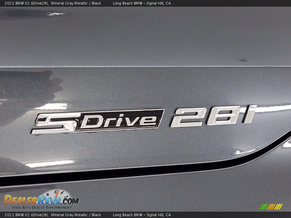 2021 BMW X2 sDrive28i Mineral Gray Metallic / Black Photo #24