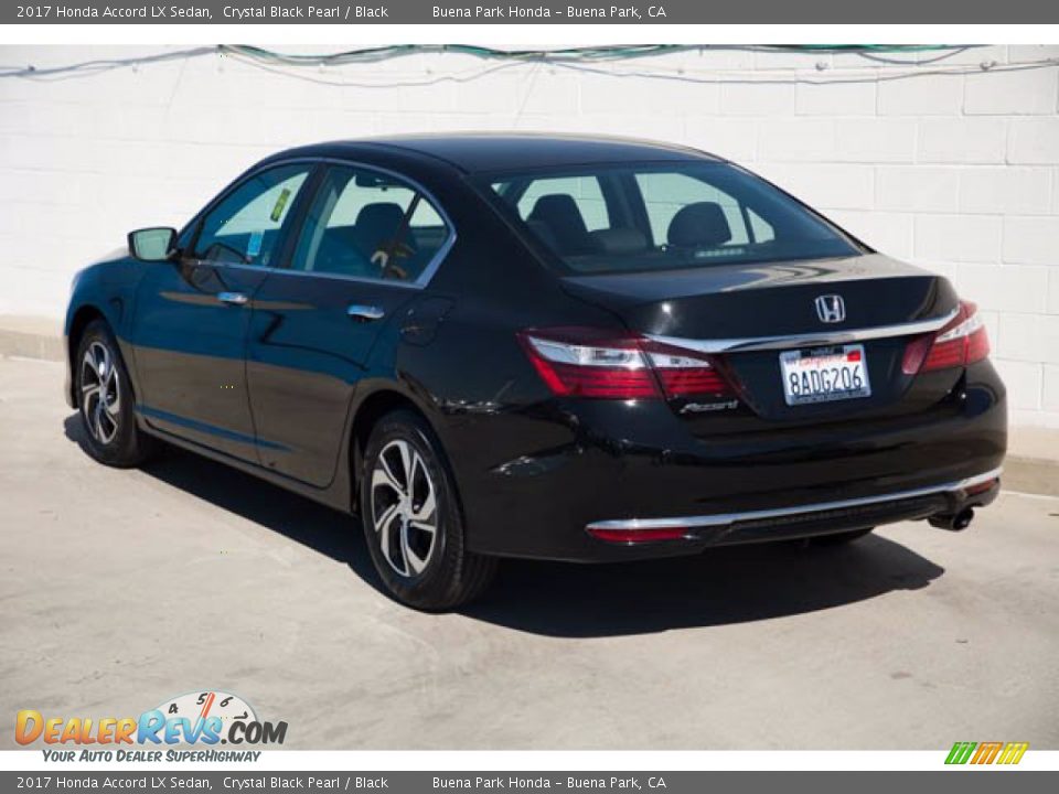 2017 Honda Accord LX Sedan Crystal Black Pearl / Black Photo #2