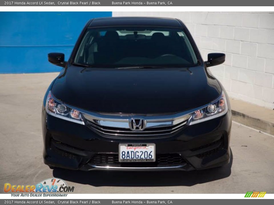 2017 Honda Accord LX Sedan Crystal Black Pearl / Black Photo #7