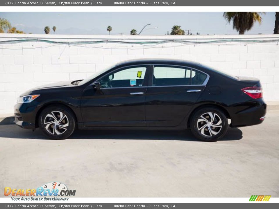 2017 Honda Accord LX Sedan Crystal Black Pearl / Black Photo #10