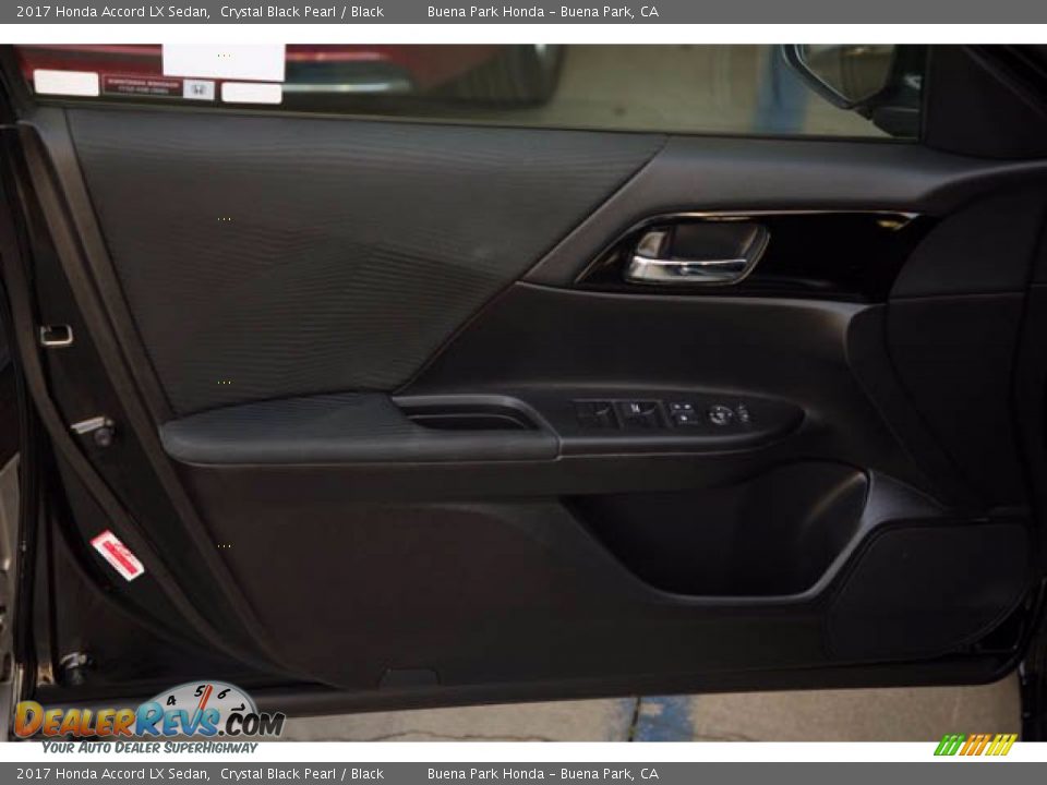 2017 Honda Accord LX Sedan Crystal Black Pearl / Black Photo #27