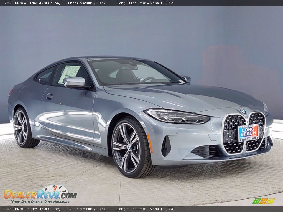 2021 BMW 4 Series 430i Coupe Bluestone Metallic / Black Photo #1