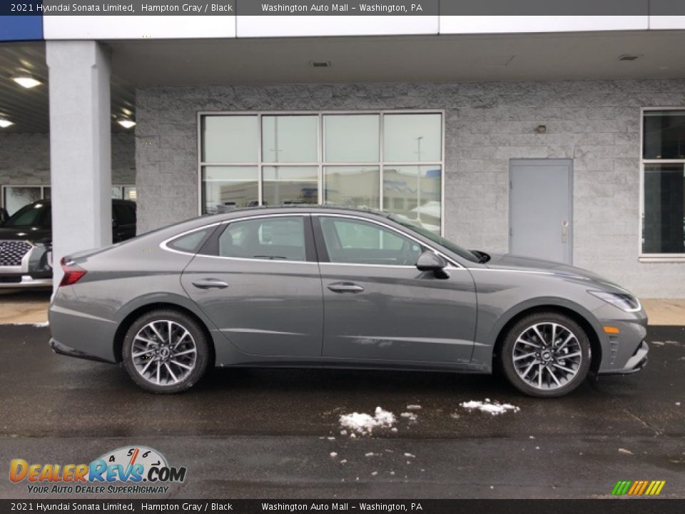 2021 Hyundai Sonata Limited Hampton Gray / Black Photo #2