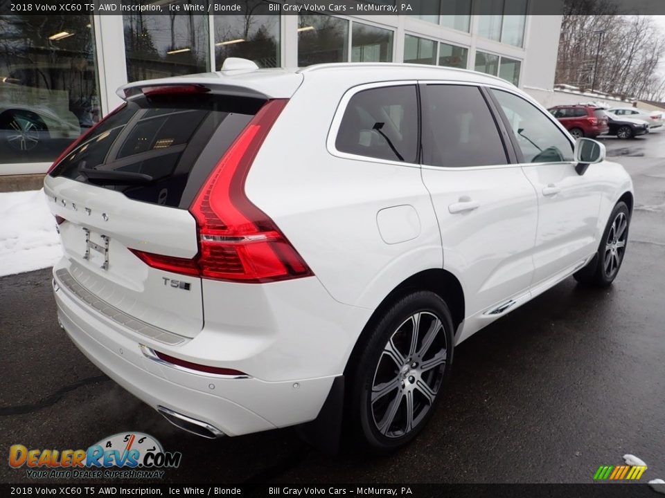2018 Volvo XC60 T5 AWD Inscription Ice White / Blonde Photo #3