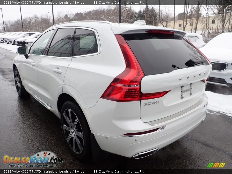 2018 Volvo XC60 T5 AWD Inscription Ice White / Blonde Photo #6