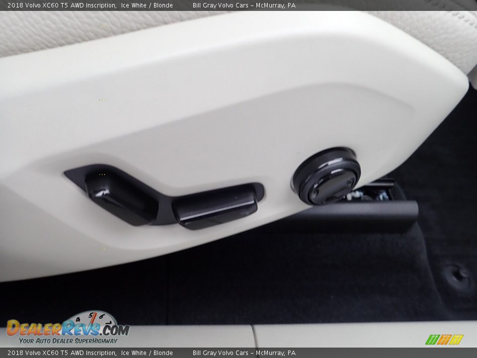 2018 Volvo XC60 T5 AWD Inscription Ice White / Blonde Photo #13
