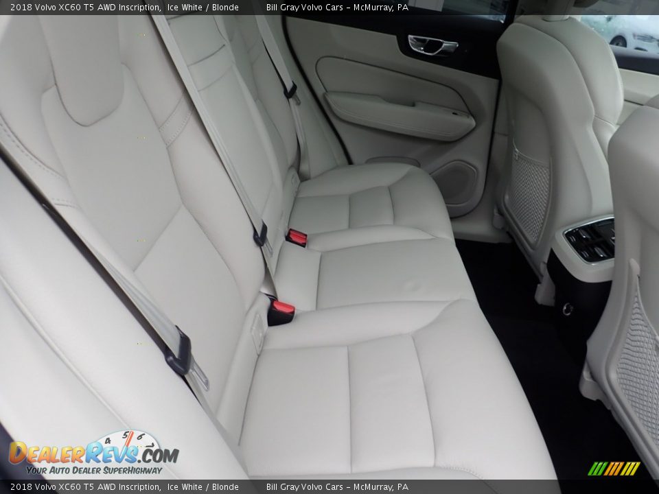 2018 Volvo XC60 T5 AWD Inscription Ice White / Blonde Photo #14