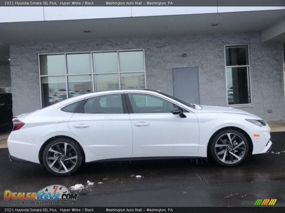 2021 Hyundai Sonata SEL Plus Hyper White / Black Photo #2