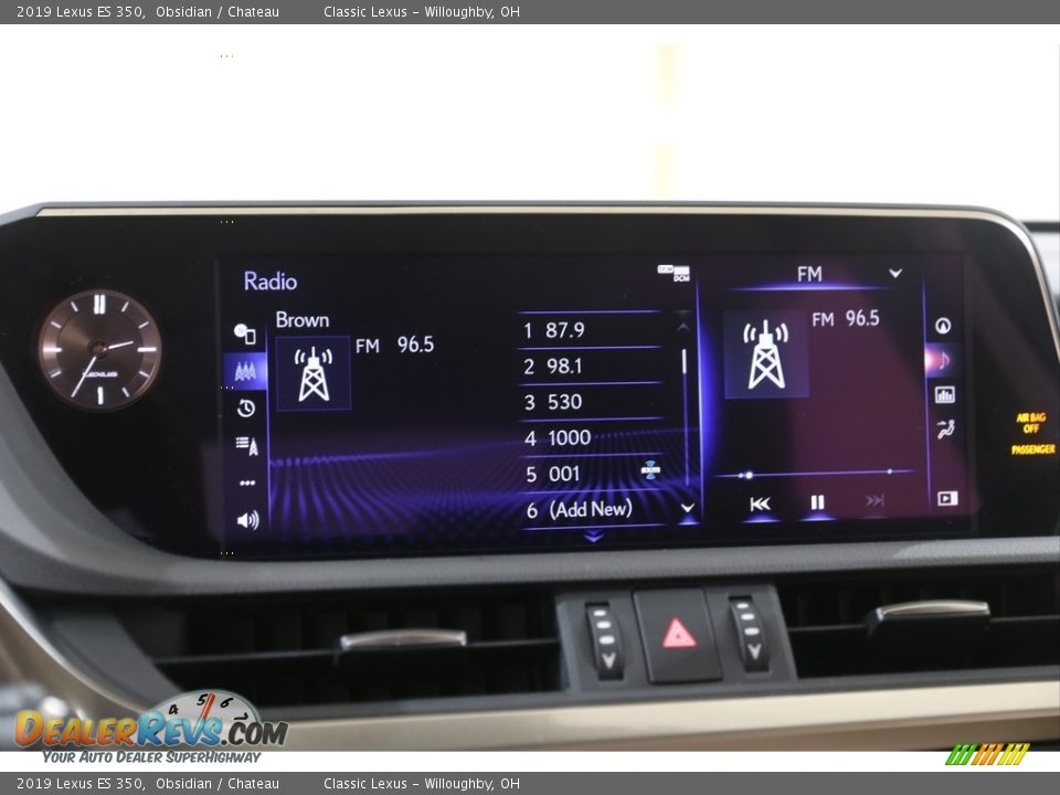 2019 Lexus ES 350 Obsidian / Chateau Photo #11